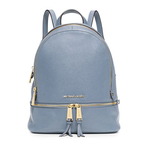 michael kors blue mini backpack|michael kors small blue handbags.